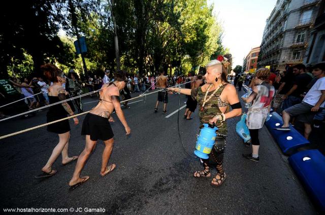 Drum Parade Madrid Spain. WATUSI 0124